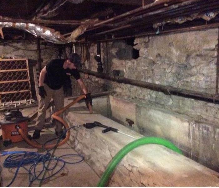 Basement Deep Cleaning of Rodents and Debris