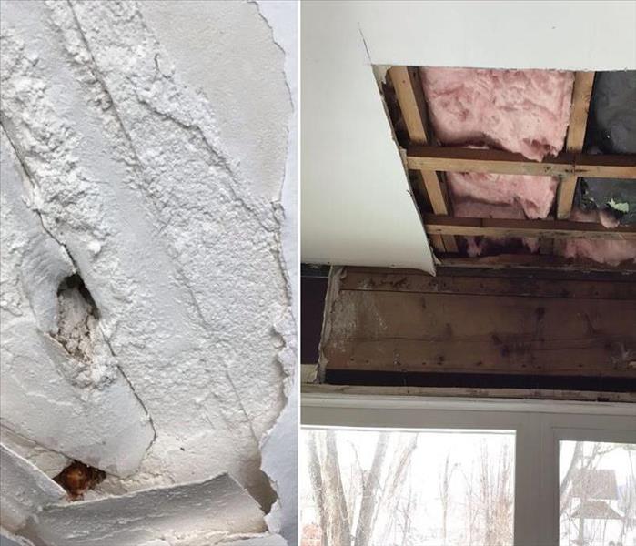 Water Damage on a Ceiling